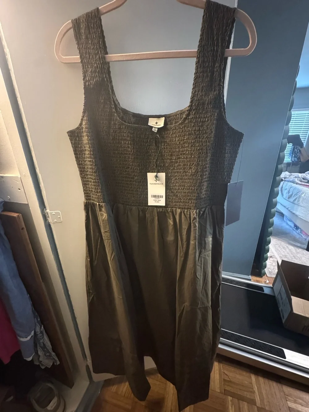 Tuckernuck Olive Green NWT Dress - Picture 2 of 7